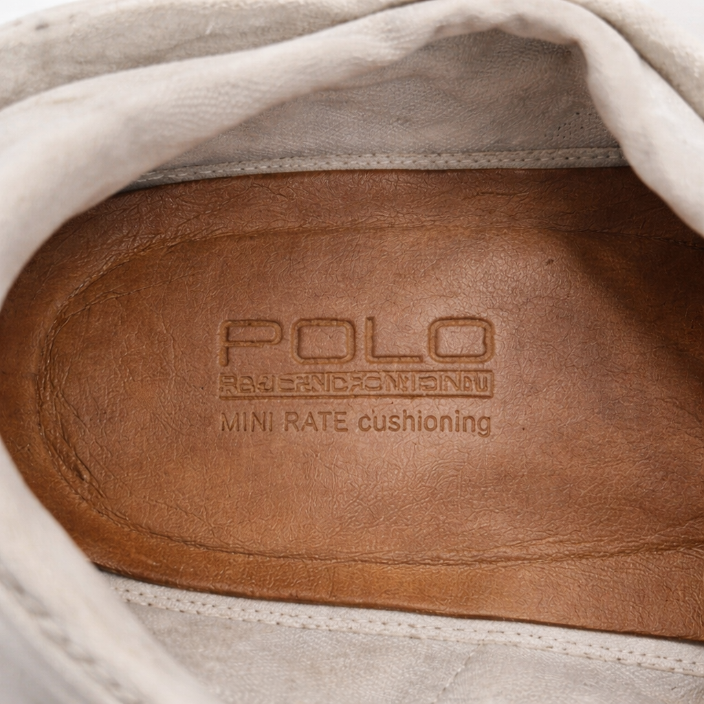 Polo vita lädersneakers – Storlek 43