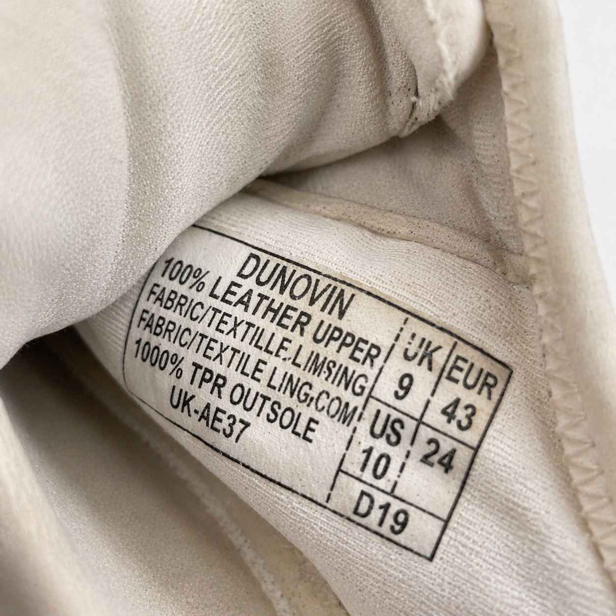 Polo vita lädersneakers – Storlek 43