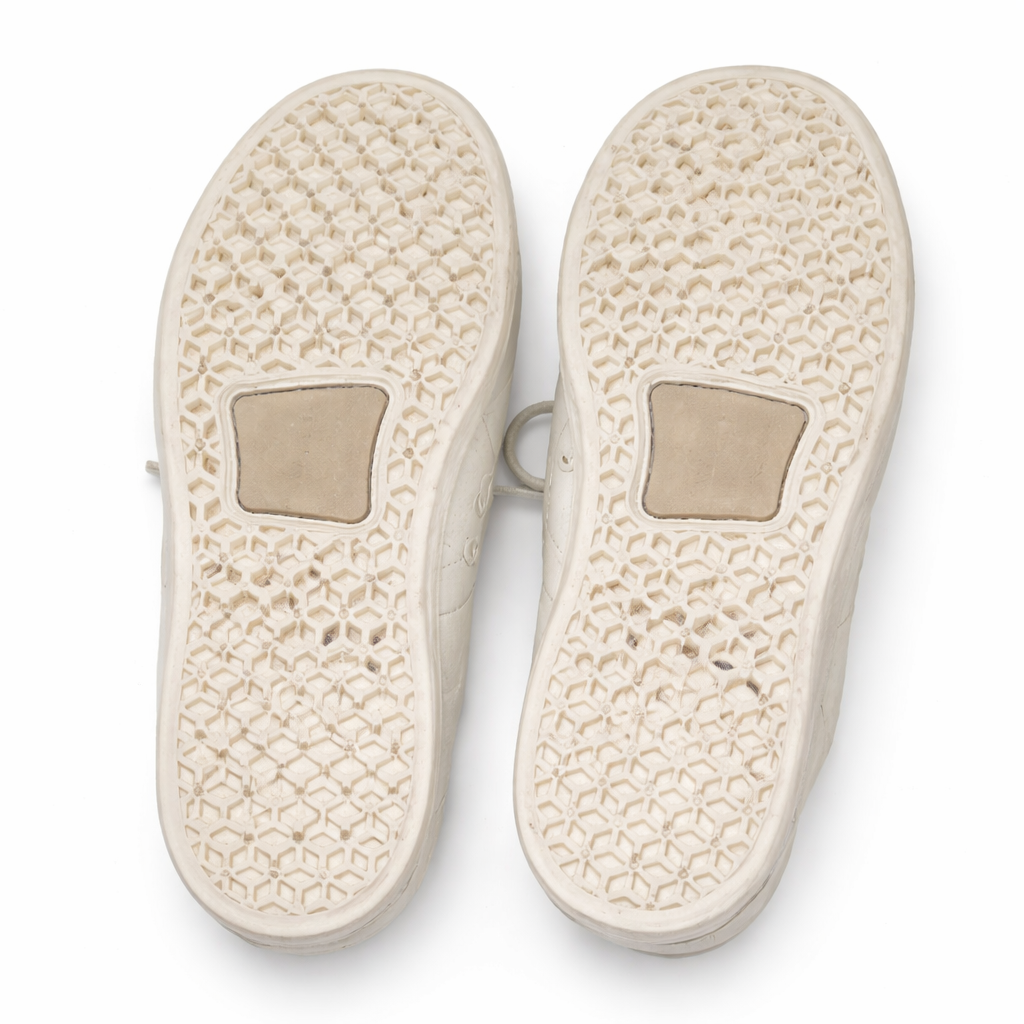 Polo vita lädersneakers – Storlek 43